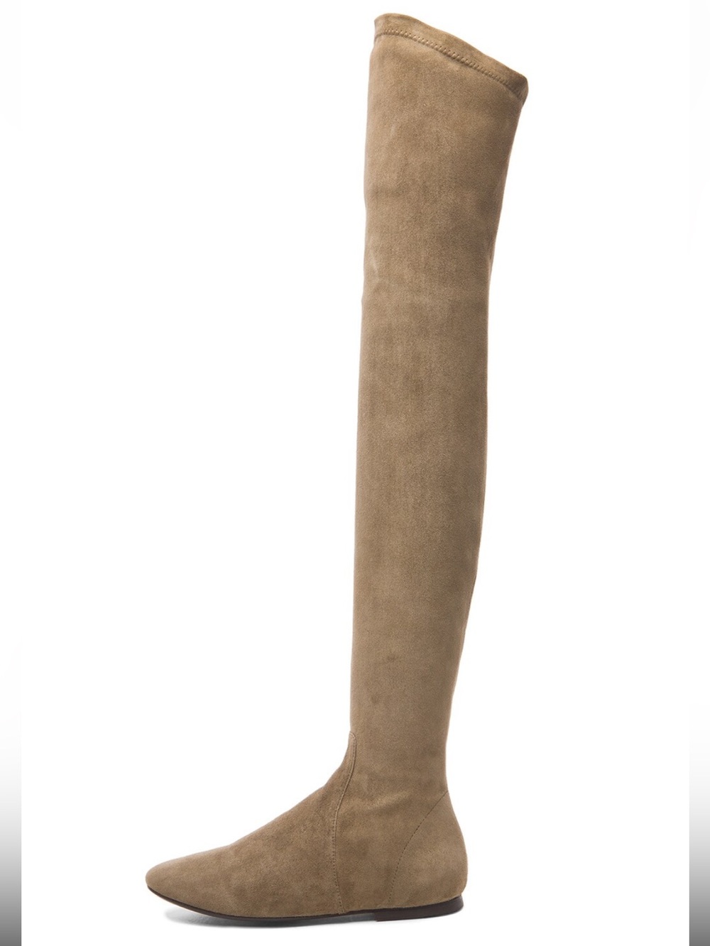 $1,035 ISABEL MARANT BRENNA TAN SUEDE LEATHER OVER THE KNEE THIGH HIGH BOOTS OTK